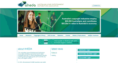 Desktop Screenshot of aheda.com.au